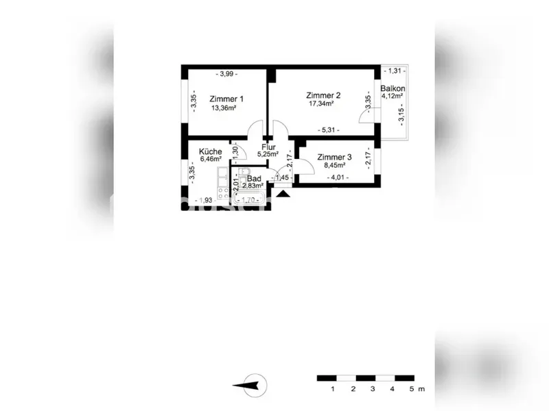 Tauschwohnung: 2,5-Zimmer-Wohnung in Treptow-Köpenick zu tauschen — photo 1